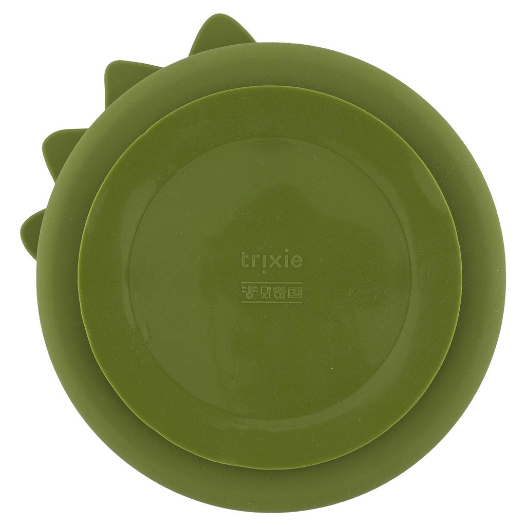Silicone bord met vakjes en zuignap