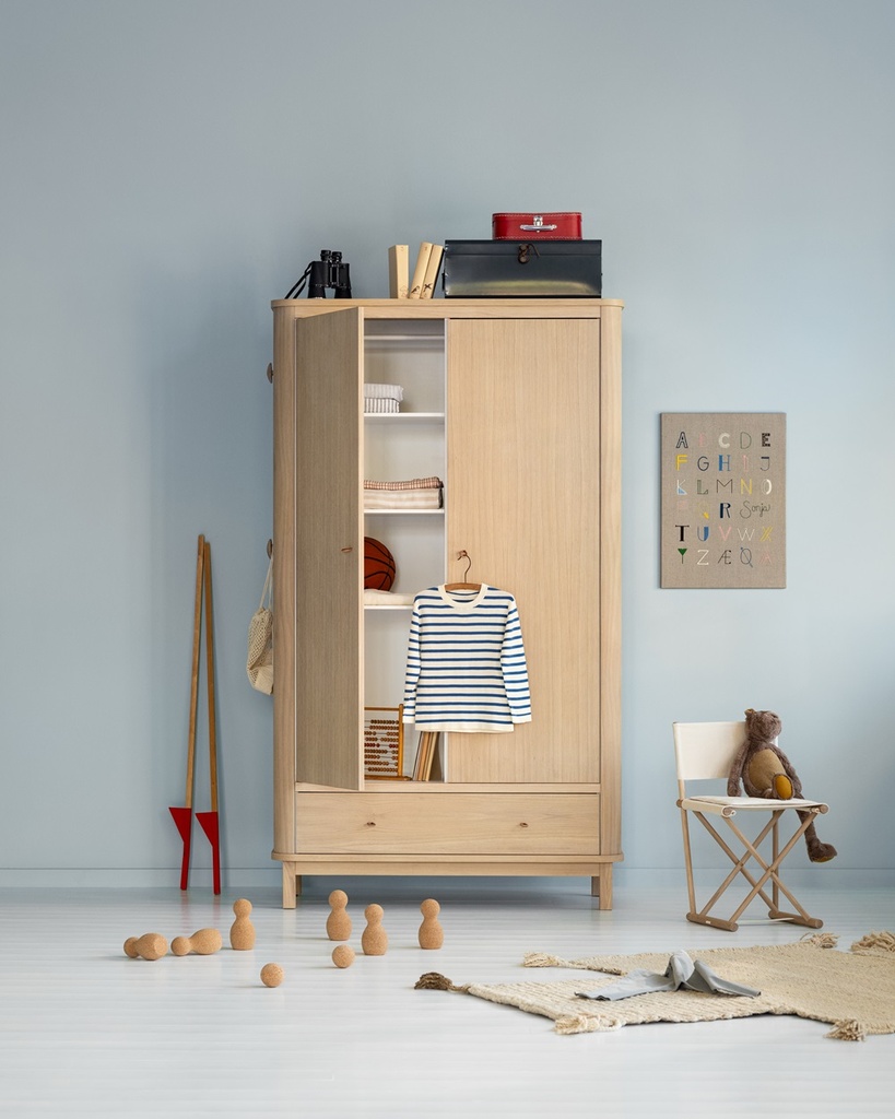 Kledingkast met 2 deuren Wood