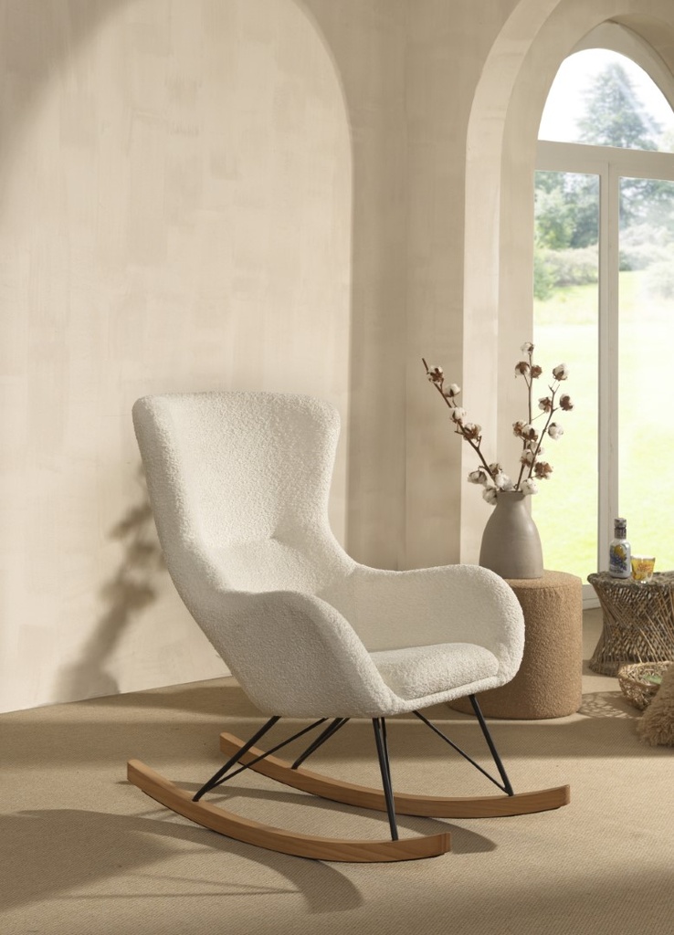 Schommelstoel Rocky boucle