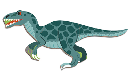 Magneti'book dinosaurussen