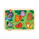 Chunky puzzel het bos