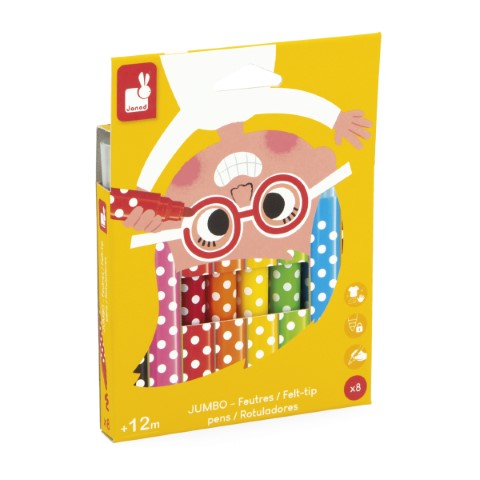 Jumbo markers x8