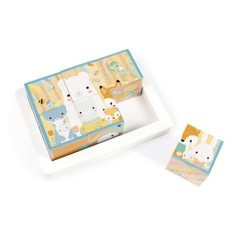 Set van 6 blokken  - Puur