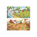 Dikke herkleerfbare stickers - dinosauren - 2 jaar