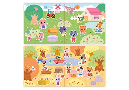 Dikke herkleefbare stickers - 2 jaar