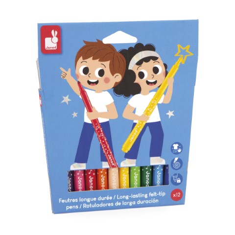 Long-lasting markers x12