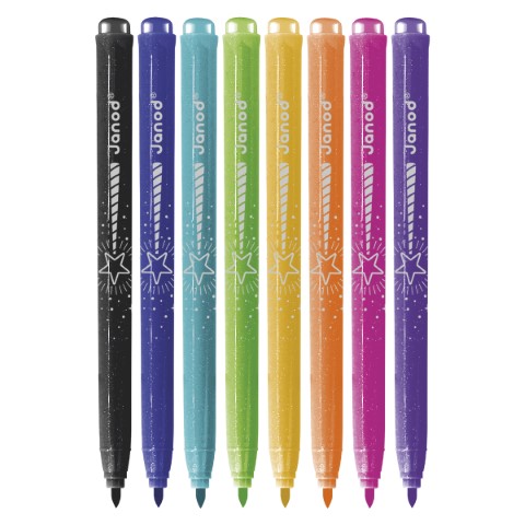 Glitter markers x8