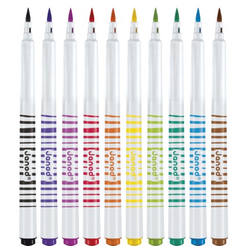 Brush markers x10