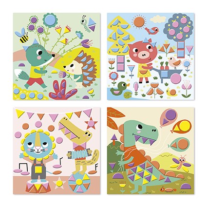 Geometrische stickers - 3 jaar