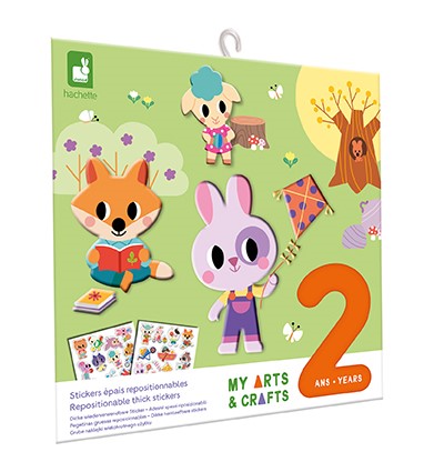 Dikke herkleefbare stickers - 2 jaar