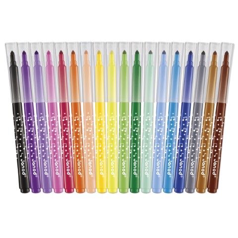 Long-lasting markers x18