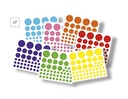 Ronde stickers - 3 jaar