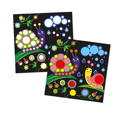 Ronde stickers - 3 jaar