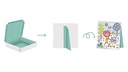 Geometrische stickers - 3 jaar