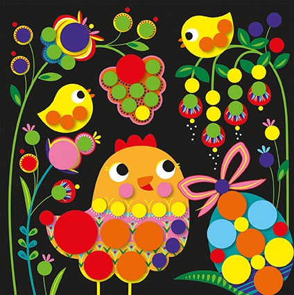 Ronde stickers - 3 jaar