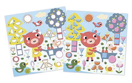 Geometrische stickers - 3 jaar