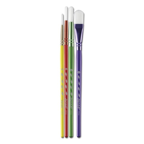 4 Synthetic brushes kit
