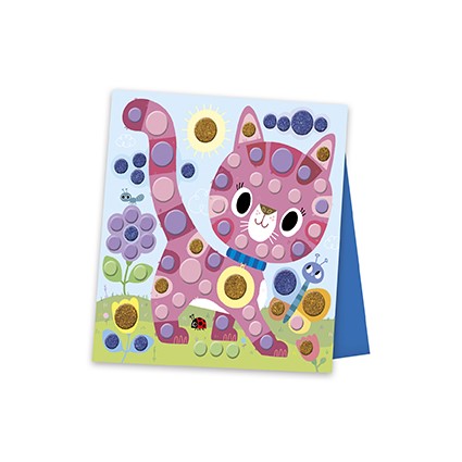 Ronde stickers - 4 jaar