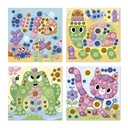 Ronde stickers - 4 jaar