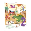 Dikke herkleerfbare stickers - dinosauren - 2 jaar