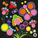 Ronde stickers - 3 jaar