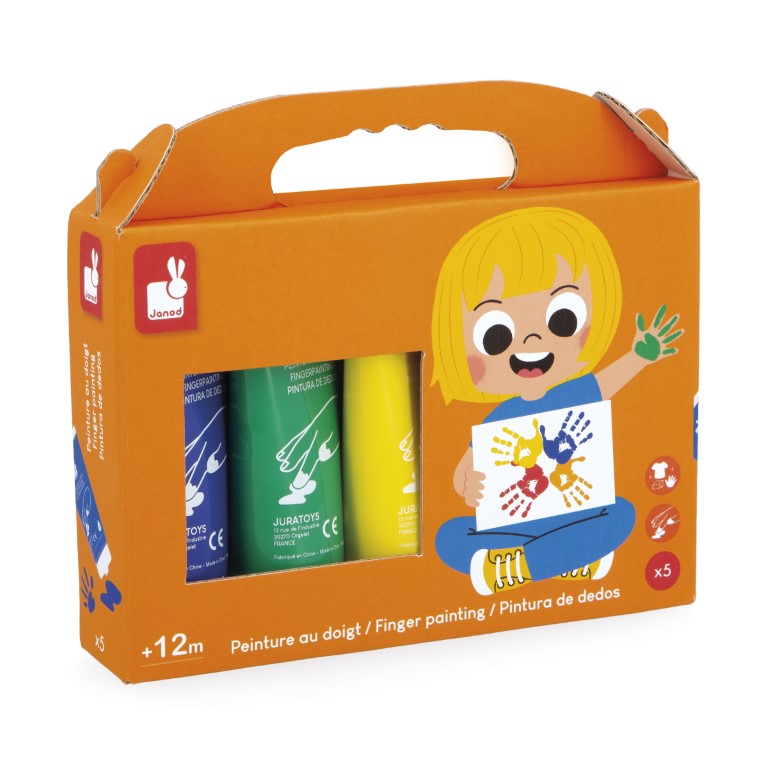 Vingerverf 5 Stuks