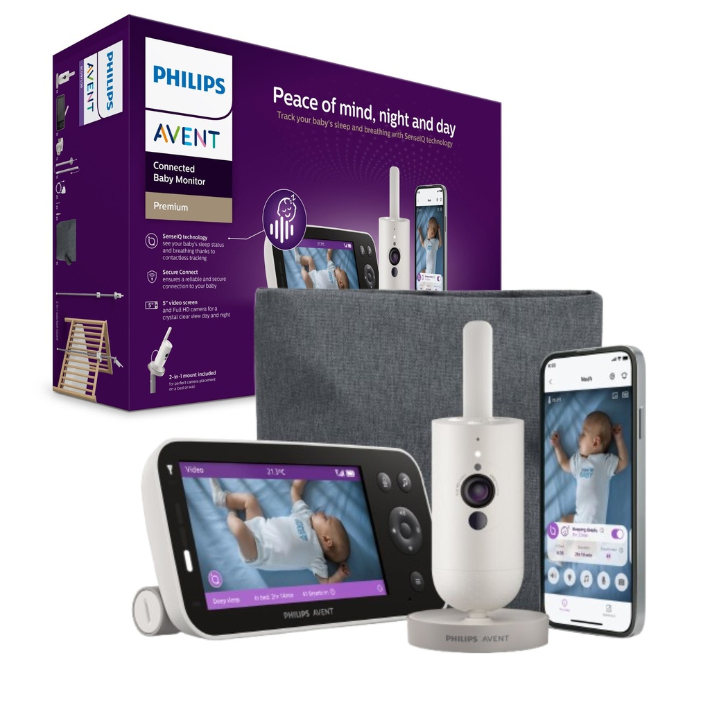 Videobabyfoon wifi+Iqsense Philips