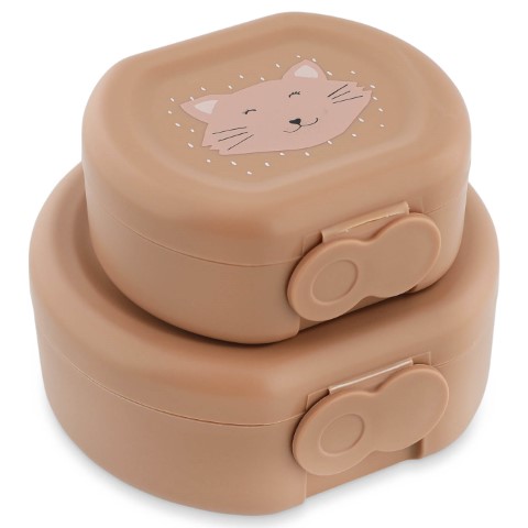 Snack box with clip - 2pcs