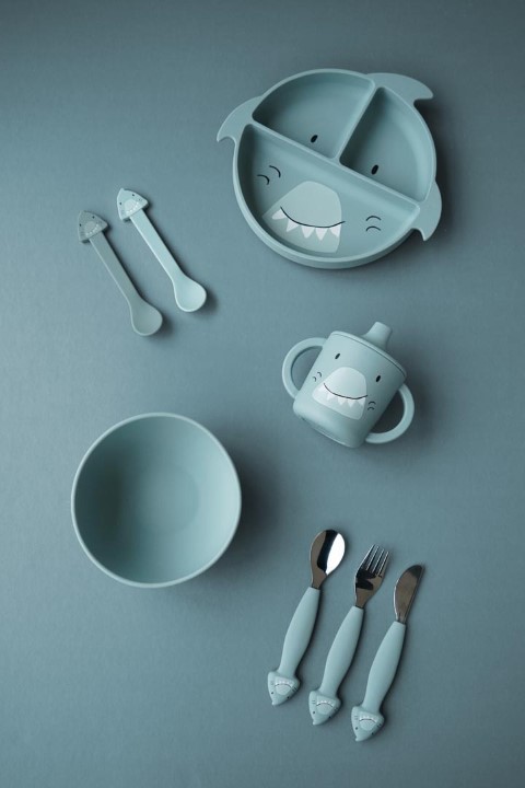 Bord silicone met vakjes en zuignap