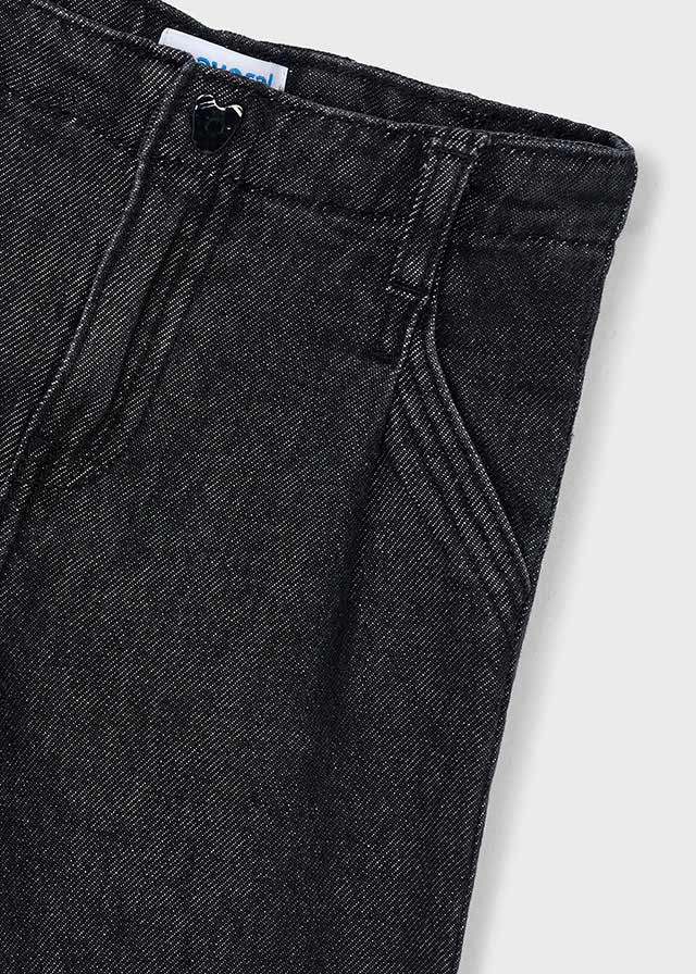 Wijde denim broek