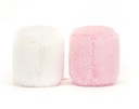 Knuffel Amuseables roze en witte marshmallows