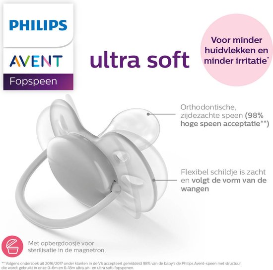 Fopspeen soft +0m (2 stuks) (kopie)