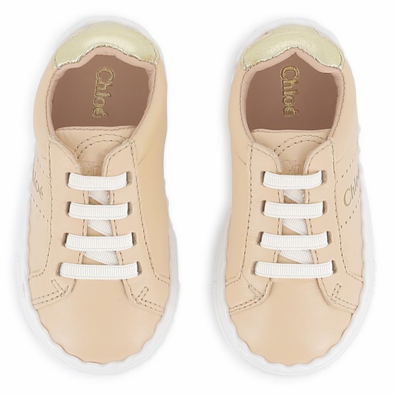 Lage sneakers van leer