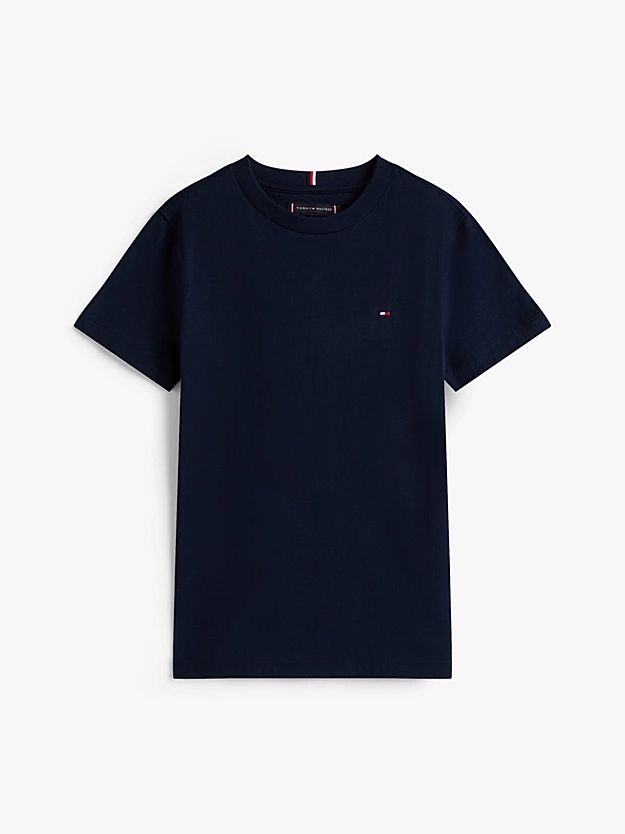 T-shirt met korte mouwen – essential katoen, regular fit