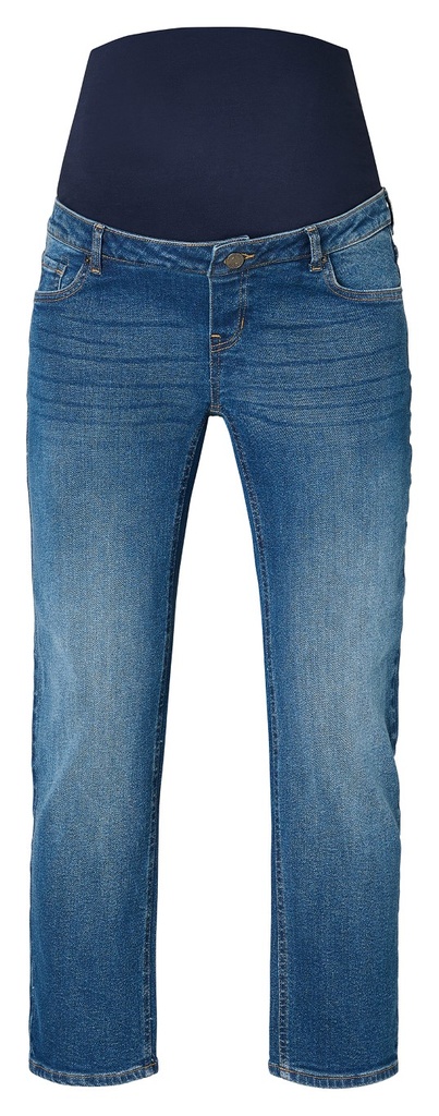 Rechtvallende zwangerschapsjeans Hawa – 7/8 lengte & over de buik
