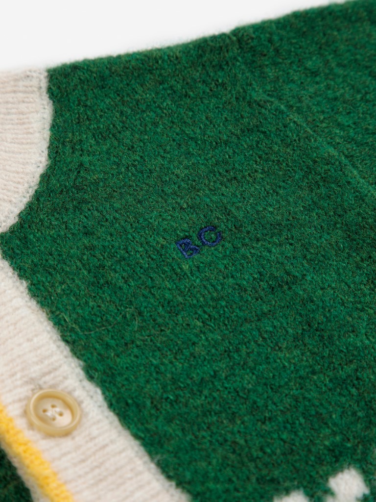 Cardigan Kaleidoscope jacquard