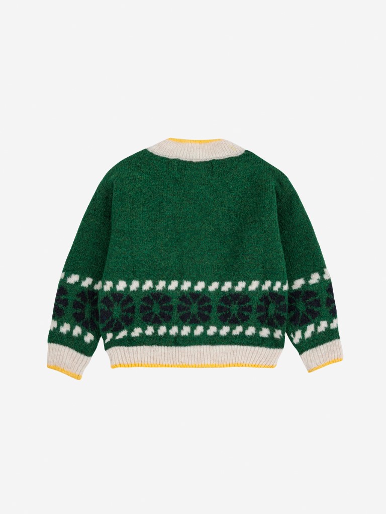 Cardigan Kaleidoscope jacquard