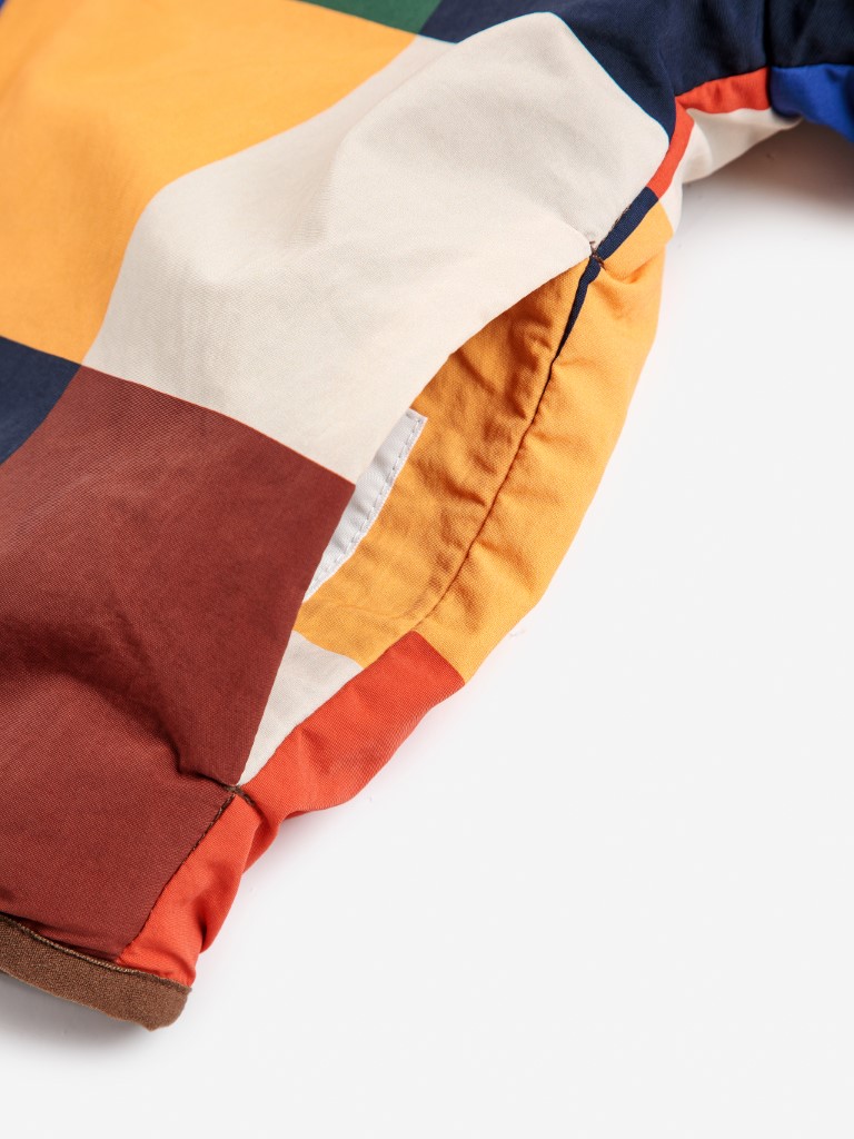 Jas Multicolor Tiles omkeerbaar sheepskin
