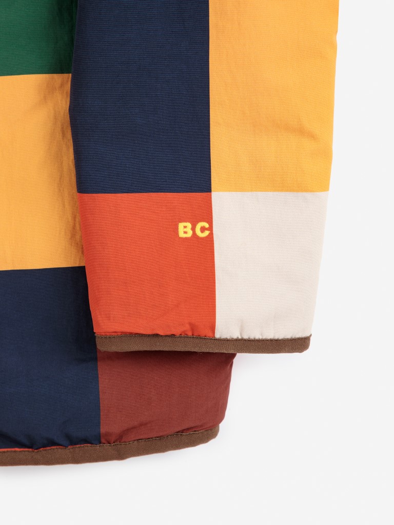 Jas Multicolor Tiles omkeerbaar sheepskin