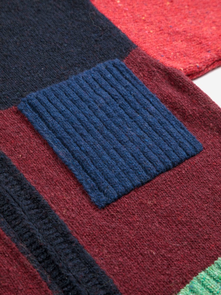 Cardigan Color Block