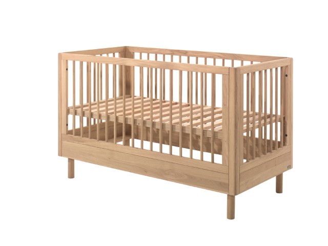 Babybed 70x140cm + ombouw peuterbed eik Forrest
