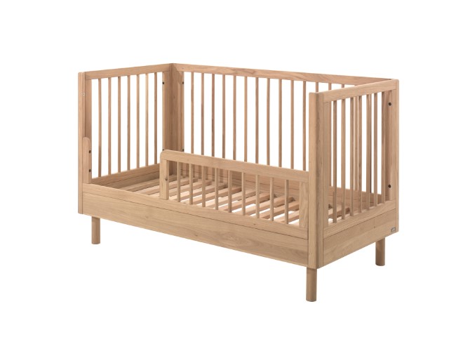 Babybed 70x140cm + ombouw peuterbed eik Forrest
