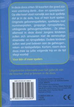 De leukste spelletjes voor onderweg - 50 kaarten