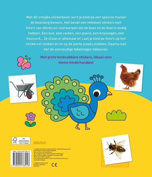Op de boerderij stickerboek