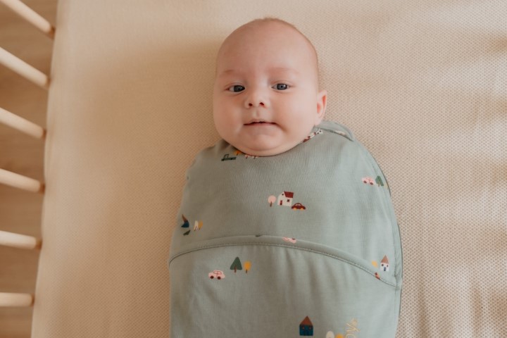 Inbakerslaapzak piep (0-3m | 60 cm) - katoen