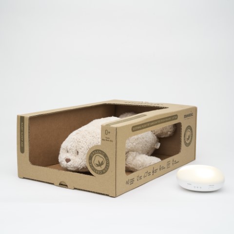 Knuffel zeehond The humming seal 2.0 met licht en geluid