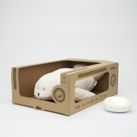 Knuffel zeehond The humming seal 2.0 met licht en geluid