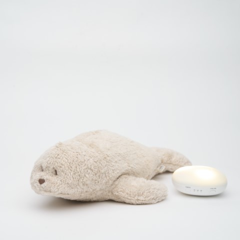Knuffel zeehond The humming seal 2.0 met licht en geluid