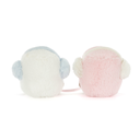 Knuffel amuseables toastie pink and white marshmallows