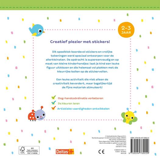 Stickerpret voor peuters